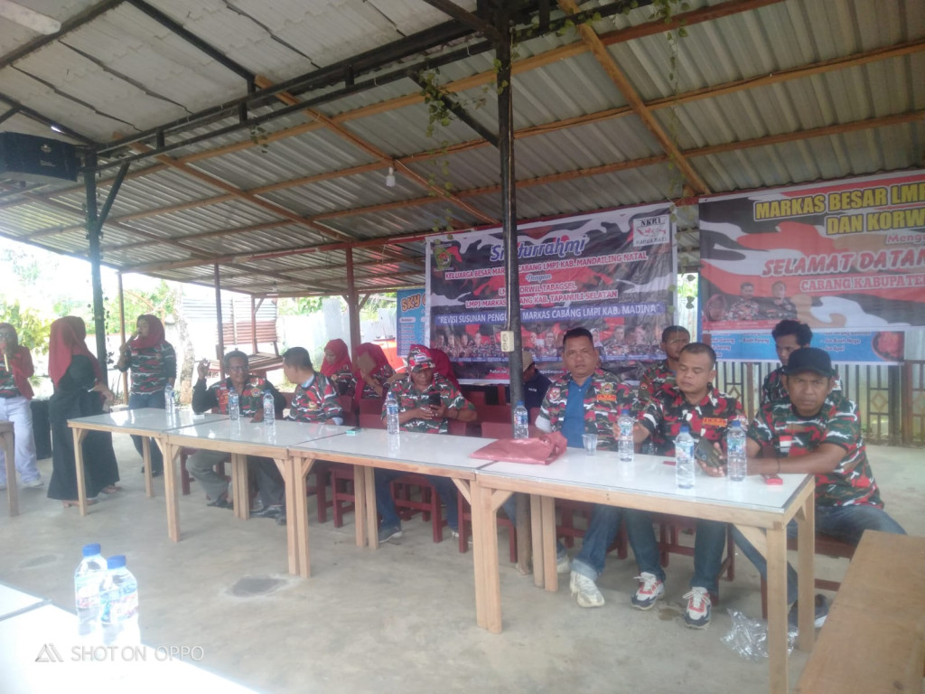 Pererat Silaturrahmi, Laskar Merah Putih Indonesia Se-Tabagsel Gelar Rapat Konsolidasi