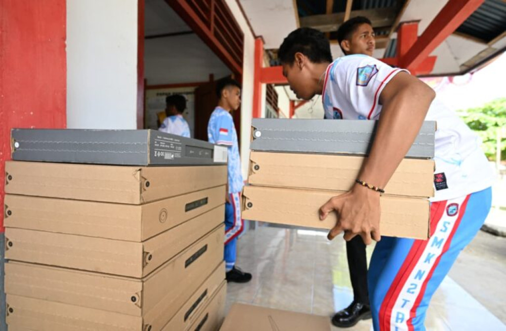 Perkuat Kedaulatan Perbatasan di Pulau Miangas, Presiden Prabowo Tingkatkan Akses Telekomunikasi Terhubung dengan Dunia Digital