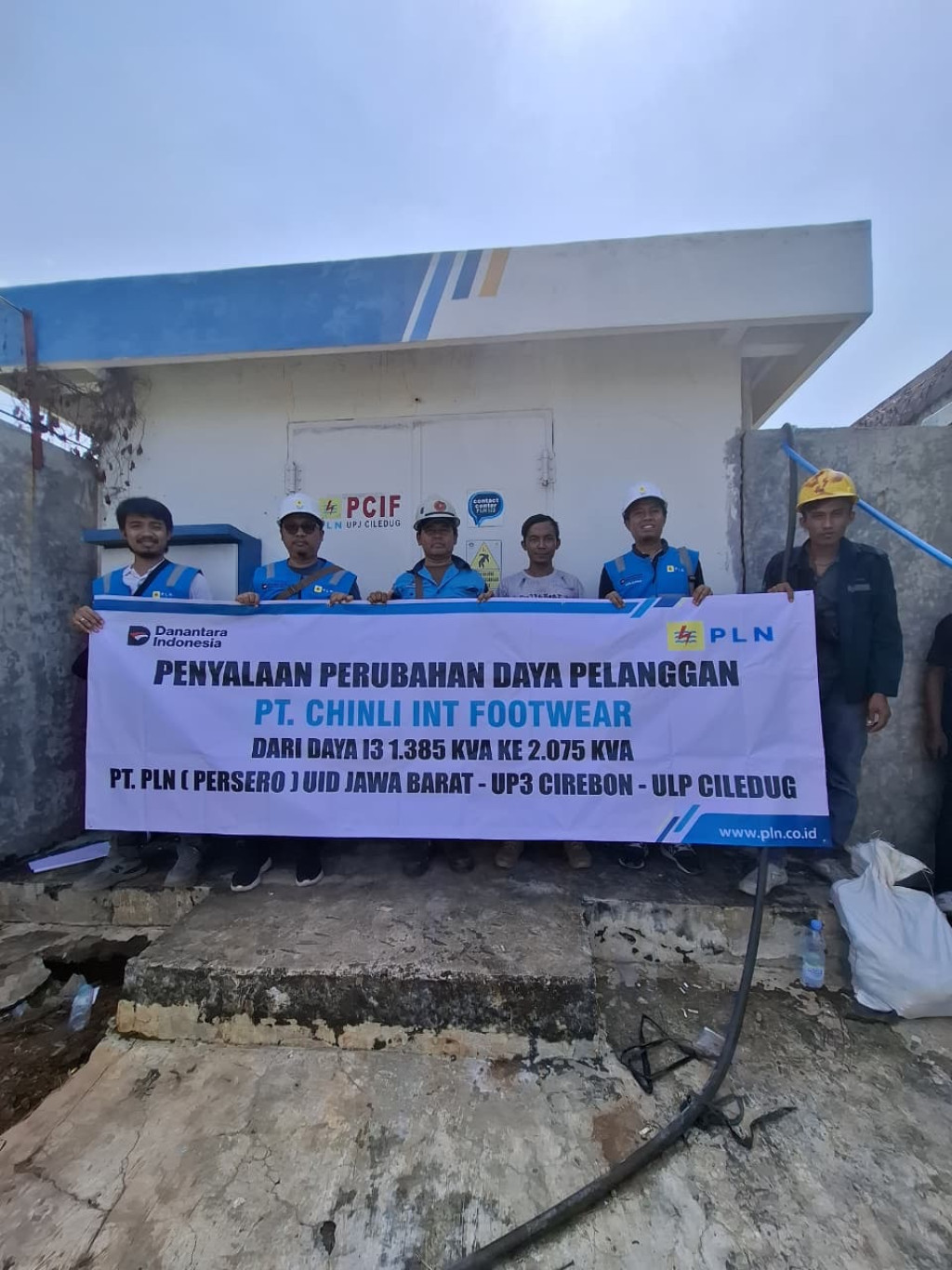 PLN Hadir untuk Industri, ULP Ciledug Sukses Tambah Daya PT Chinli Int Footwear