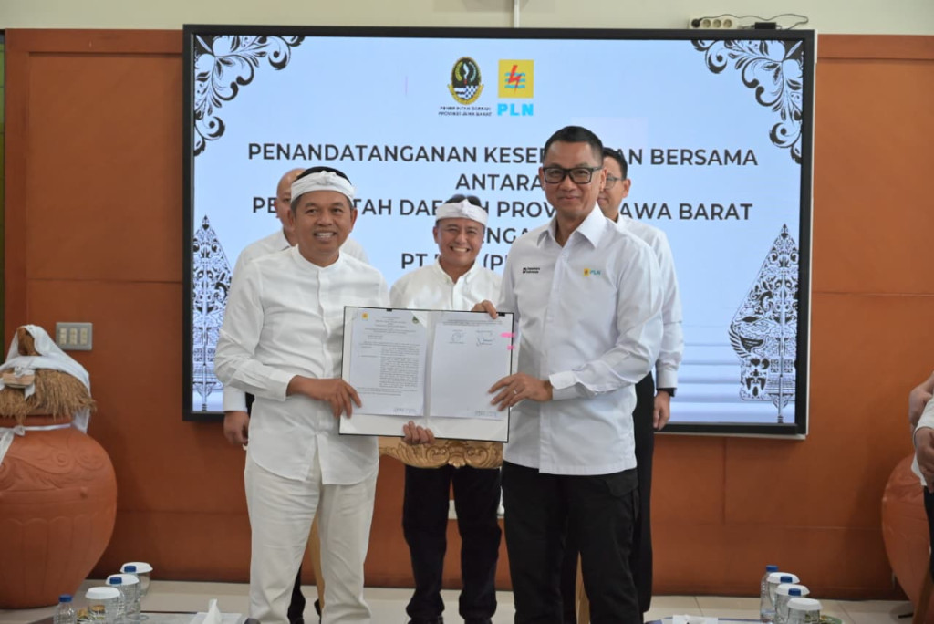 PLN-Pemprov Jabar Teken MoU Ketenagalistrikan, Dorong Pemerataan Akses Listrik hingga Pelosok