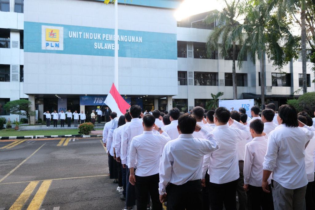 PLN UIP Sulawesi Gelar Upacara Harkitnas ke-118, Perkuat Semangat Kebangkitan Nasional
