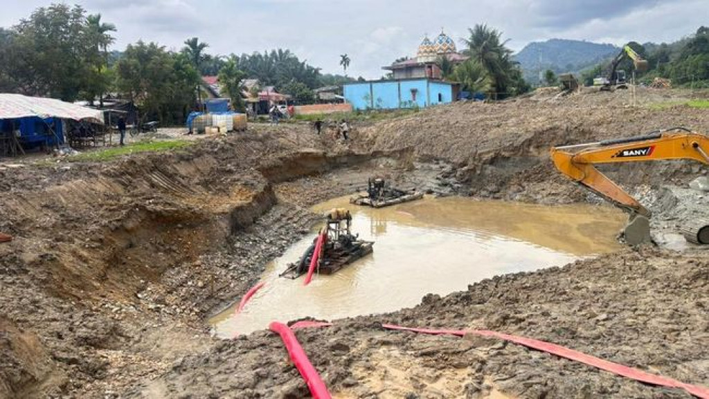 Polda Jambi Tangkap Tujuh Pelaku Penambangan Emas Ilegal di Kabupaten Merangin