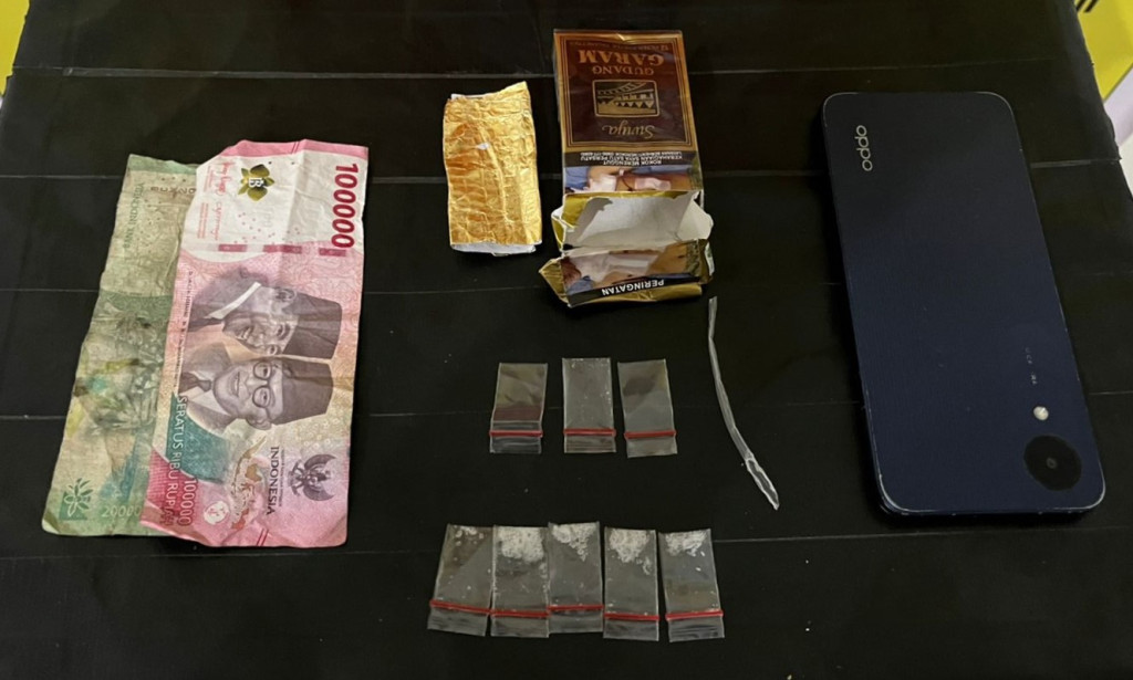 Polisi Tangkap Terduga Penyalahguna Sabu di Halongonan, Lima Paket Sabu Disita