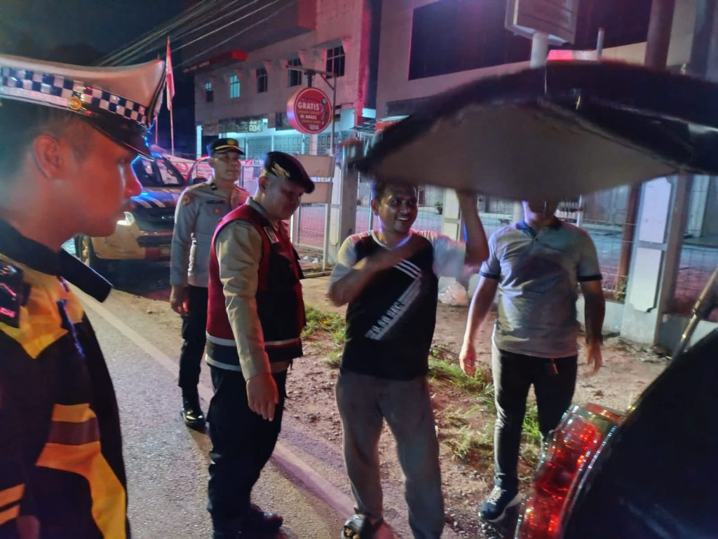 Polres Madina Gelar Patroli Kegiatan Rutin di Wilayah Kota Panyabungan