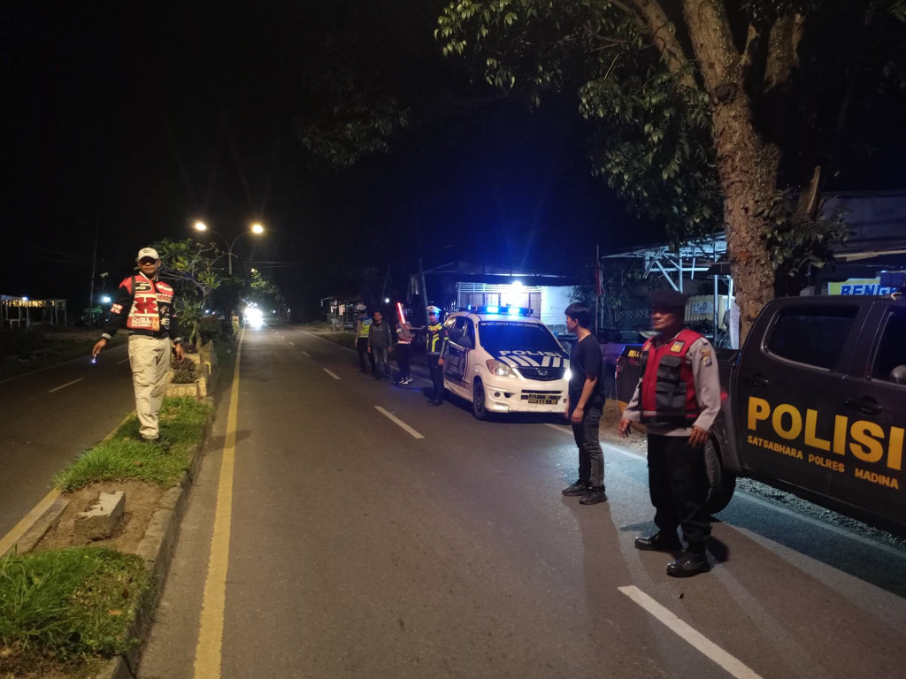 Polres Madina Gelar Patroli KRYD Antisipasi Gangguan Kamtibmas di Wilayah Kota Panyabungan