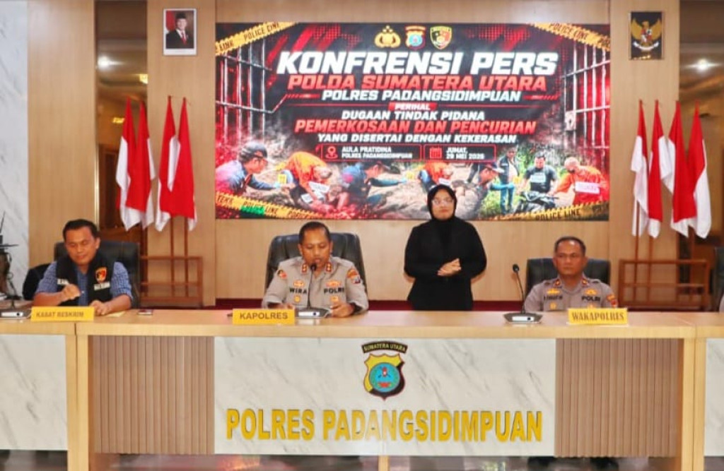 Polres Padangsidimpuan Ungkap Kasus Pemerkosaan dan Pencurian dengan Kekerasan, Residivis Ditangkap Tim Resmob