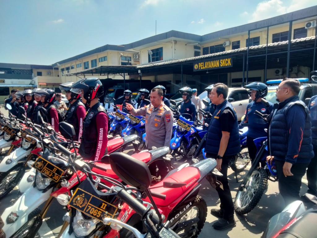 Polrestabes Medan Bongkar 123 Kasus Kejahatan Jalanan dan 8 Gudang Penampungan Motor