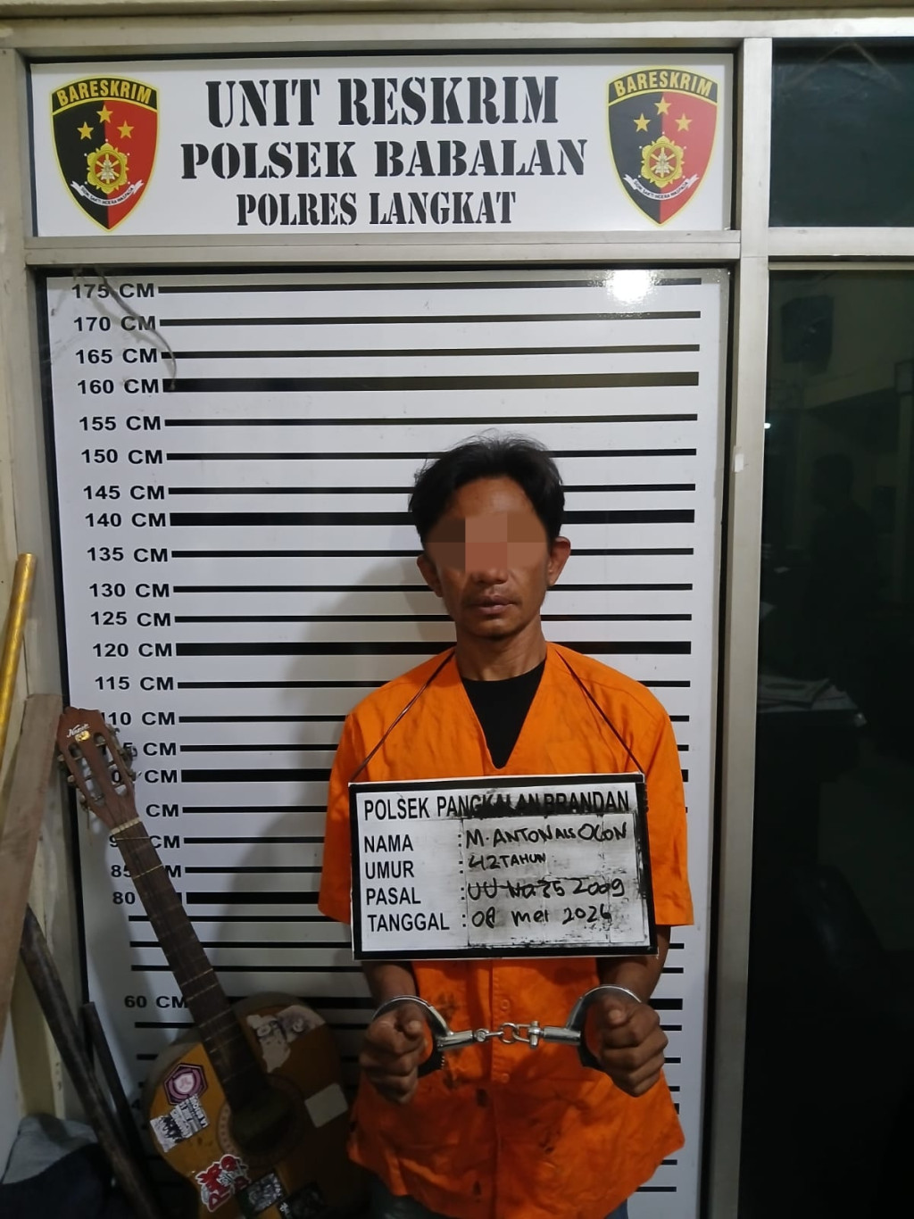 Polsek Babalan Berhasil Ringkus Pengedar Sabu di Tangkahan Serei