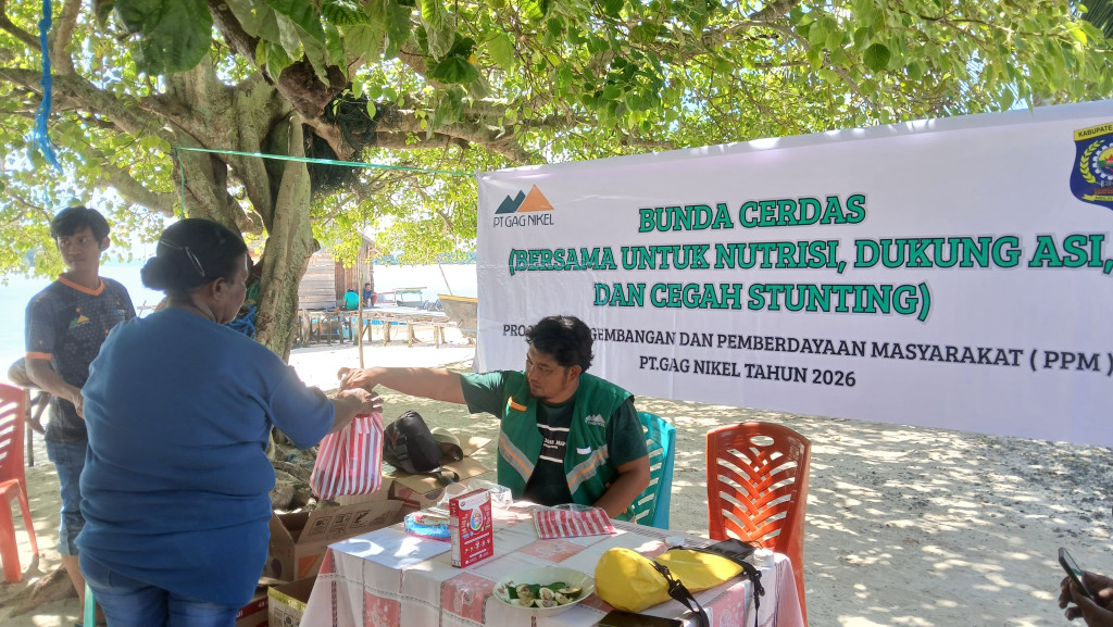 PT Gag Nikel Pastikan "Bunda Cerdas" Berjalan Melalui Program PPM di Raja Ampat