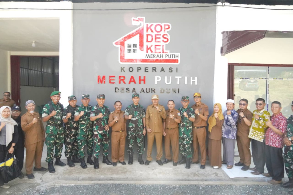 Rampung Dibangun, Koperasi Desa Aur Duri Didorong Jadi Motor Ekonomi Rakyat