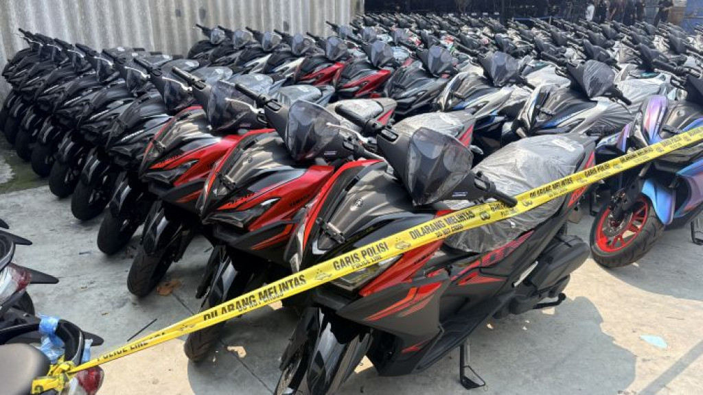 Ribuan Motor Ilegal di Jaksel Bakal ‘Dimutilasi’ untuk Diekspor ke Afrika