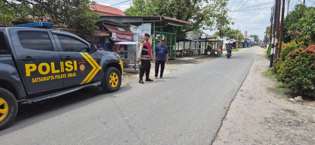 Sat Samapta Polres Binjai Gelar Patroli Terpadu, Sikat Potensi Aksi Begal Dan Geng Motor