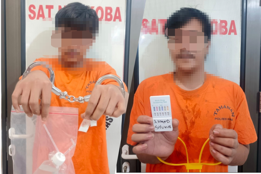 Sering Transaksi dan Nyabu di Kamar Kos, Dua Pemuda Diciduk Polres Nias