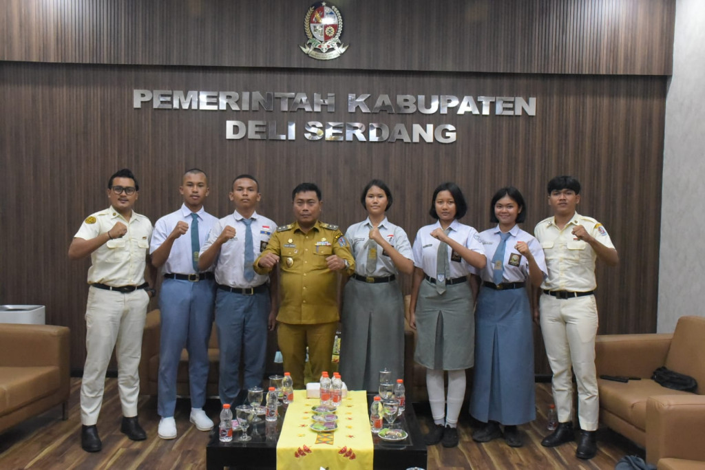 Siswa Siswi Terbaik Deli Serdang Ikuti Seleksi Paskibraka Sumut