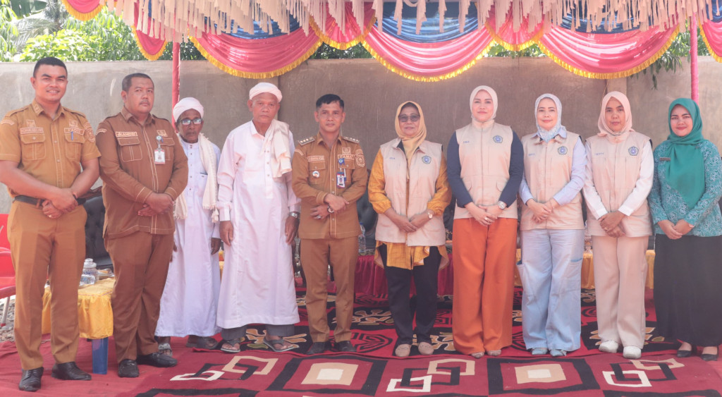 Tim PKK Paluta. Kegiatan Rutin Bulanan  Cek Kesehatan Gratis dan Pemberian Tali Asih di Kecamatan Ujung Batu.