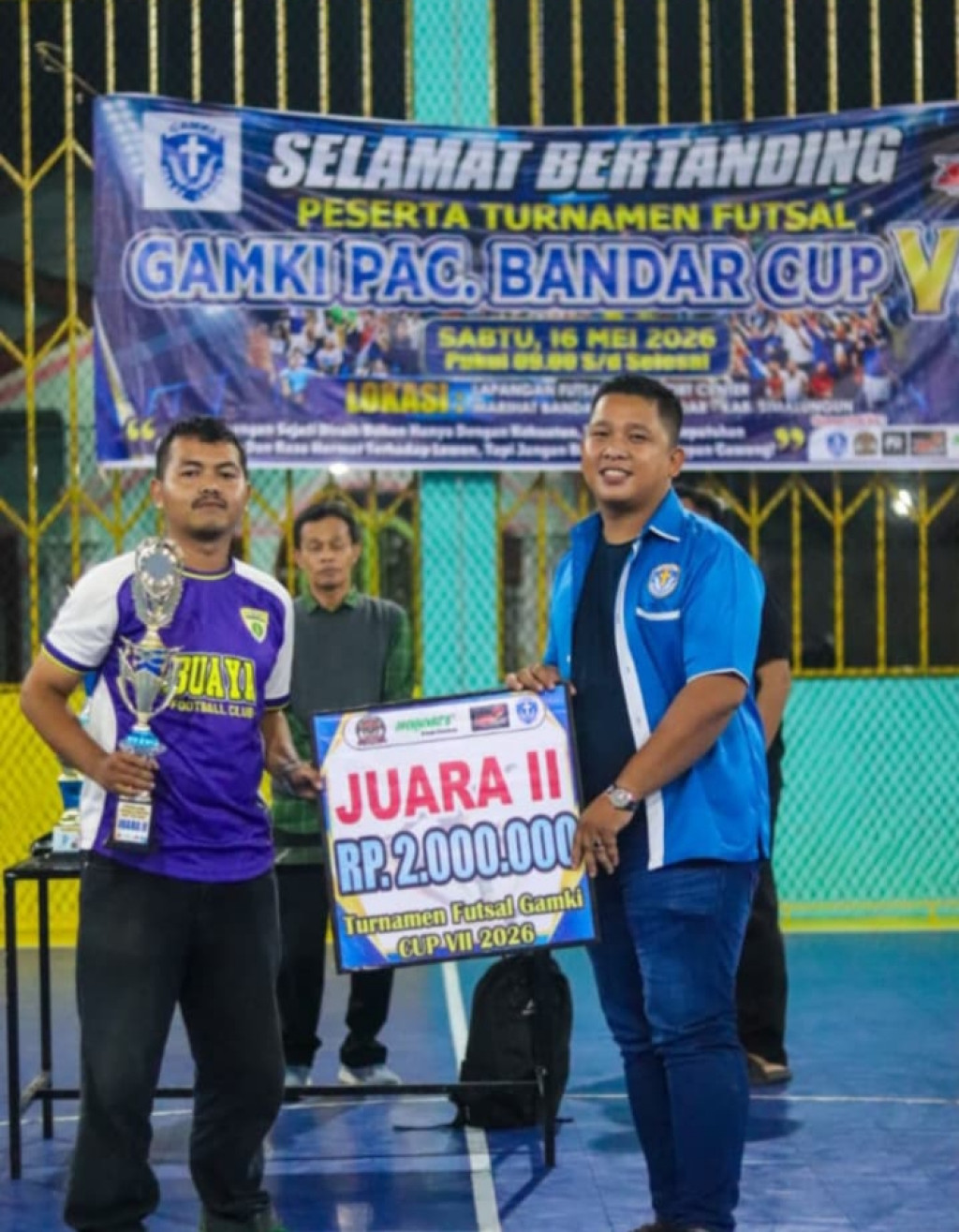 Turnamen Futsal Gamki CUP VII 2026 Sukses Berjalan Dengan Baik ACS FC (UNIMED) Juara I