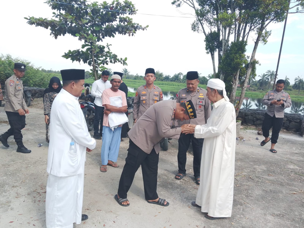 Wakapolres Rohil Silaturahmi ke Rumah Suluk Naqsabandiyah, Perkuat Sinergitas dengan Tokoh Agama