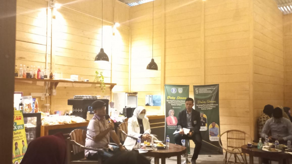 Hadiri Dialog Ekonomi oleh HMI  Cabang Jambi, WAWAKO Maulana : Pemkot Mendukung Penuh  UMKM