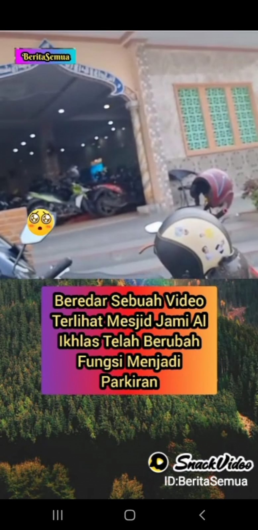 Viral Sebuah Masjid Di Jakarta Dijadikan Tempat Parkir Wahana News