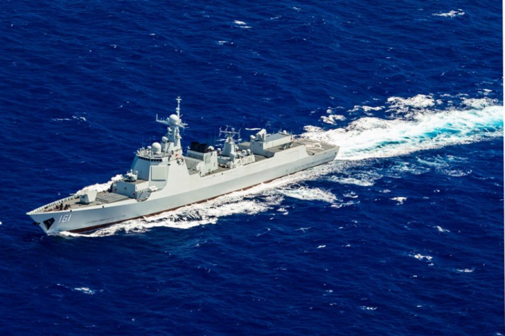 AS Mencak-mencak Tuding Kapal AL China Bikin Ulah di Selat Taiwan