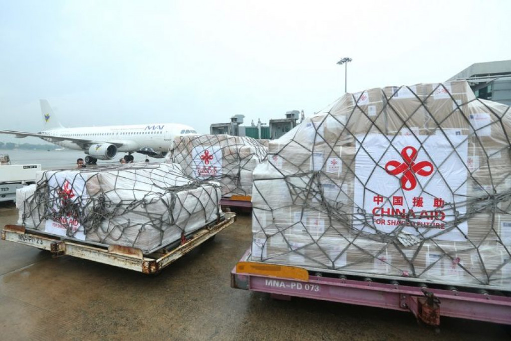 Bantuan Pertama China untuk Area Terdampak Topan Tiba di Myanmar