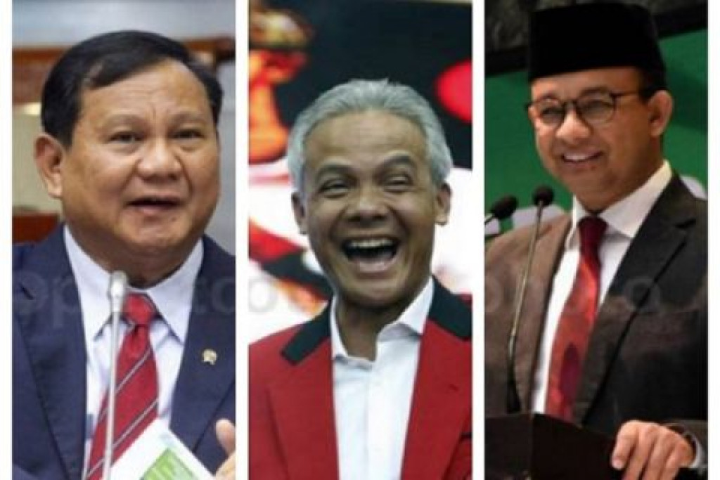 Survei Elektabilitas Indikator Politik: Prabowo Unggul, Anies Paling Buncit