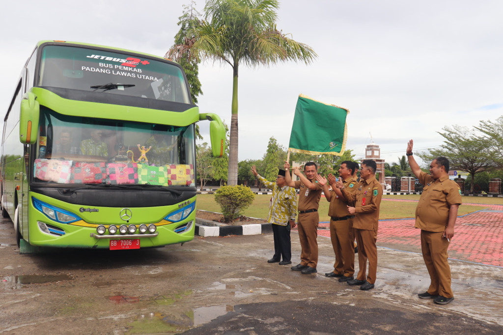 19 Peserta Kafilah Paluta Diberangkatkan Mengikuti Seleksi STQH Tingkat Provinsi Sumut