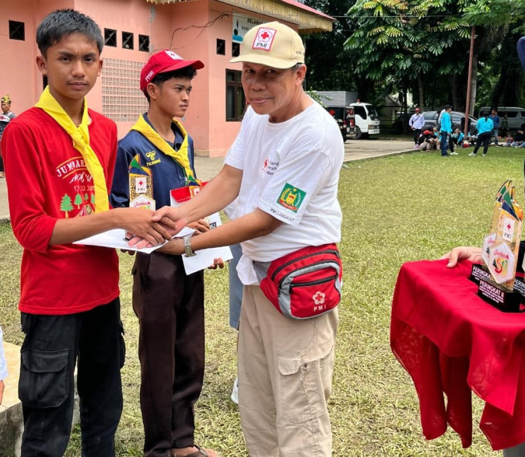 Dibawah Kepemimpinan Ketua PMI Paluta Tohong. ini Prestasi Saat lkuti Jumbara Tingkat Sumut. Di Langkat