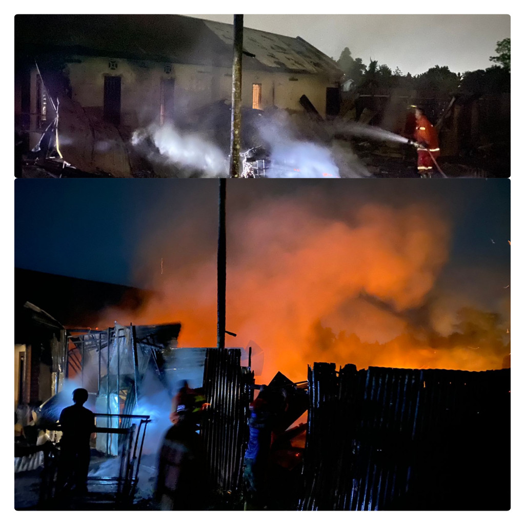 Pabrik Kerupuk di Jalan Gumba Binjai Utara Terbakar