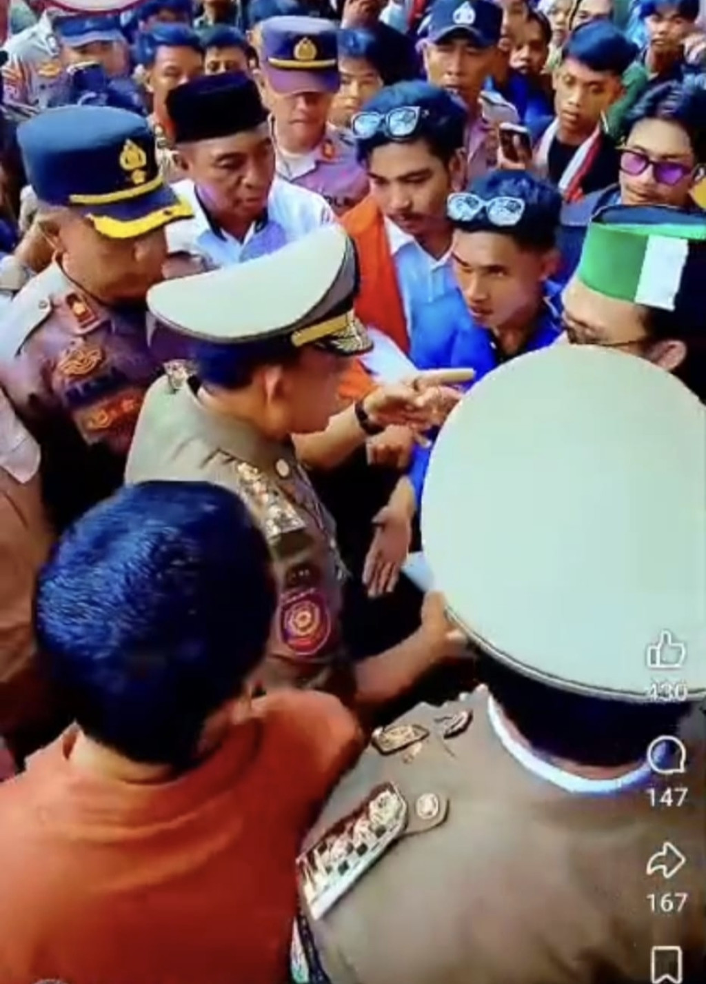 Viral Video Gubernur AH dan Bupati Toli-Toli Diduga Emosi Saat Hadapi Aksi Demo Mahasiswa HMI Soal PETI