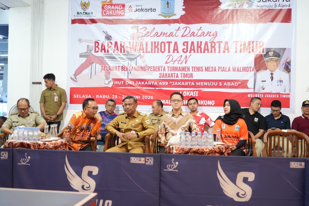 Turnamen Tenis Meja Piala Wali Kota Jadi Ajang Silaturahmi ASN dan Warga