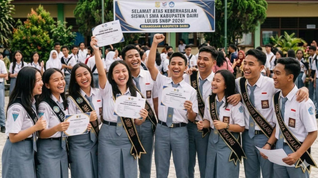 297 Siswa Dairi 'Tembus' PTN Jalur SNBP 2026