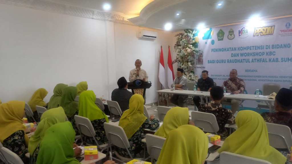 508 Guru RA di Sumedang Ikuti Workshop Peningkatan Kompetensi HAM dan Kurikulum Berbasis Cinta