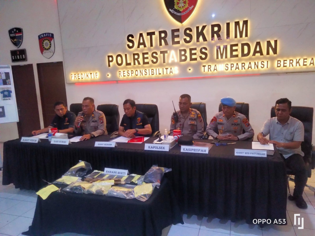 Bentrok Antargeng Motor, Polrestabes Medan Sergap 6 Pelaku Pengeroyokan Hilangnya Nyawa Korban
