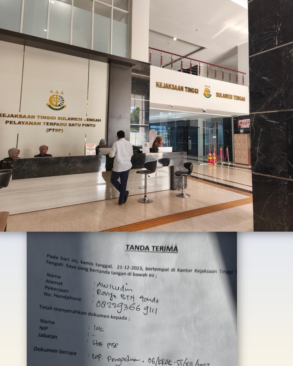 Berkas Laporan Dugaan Korupsi Pokir DPRD Sulteng Hilang di Kejati, Diduga Ada Upaya Pengaburan