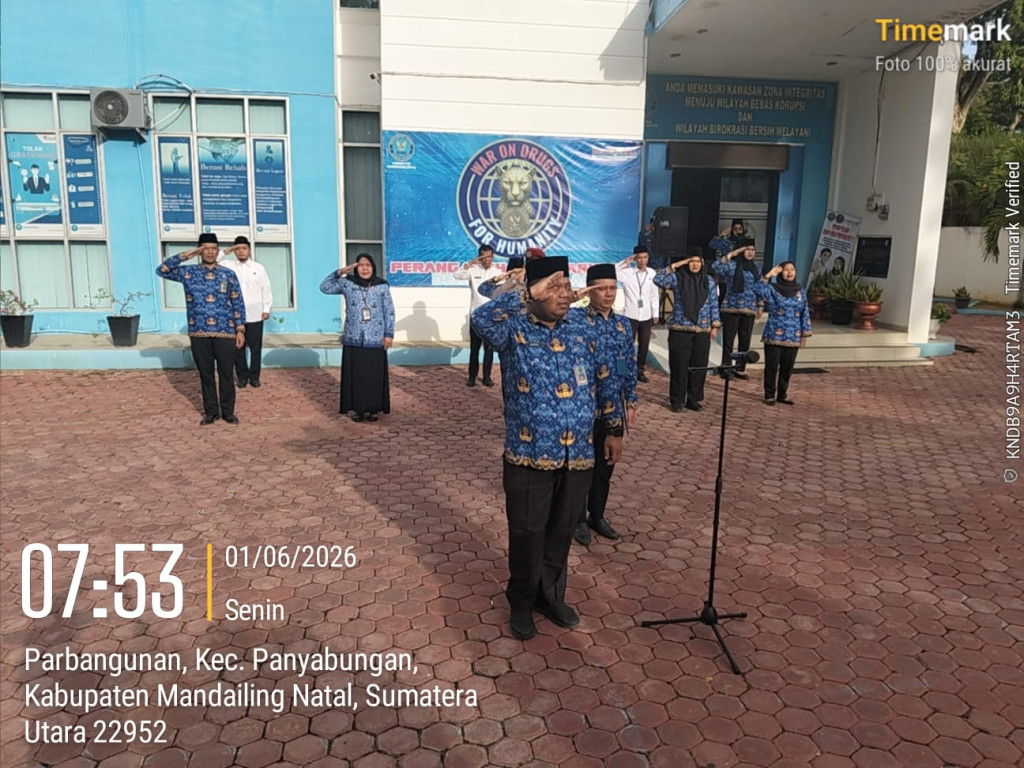 BNNK Madina Gelar Upacara Hari Lahir Pancasila Tahun 2026
