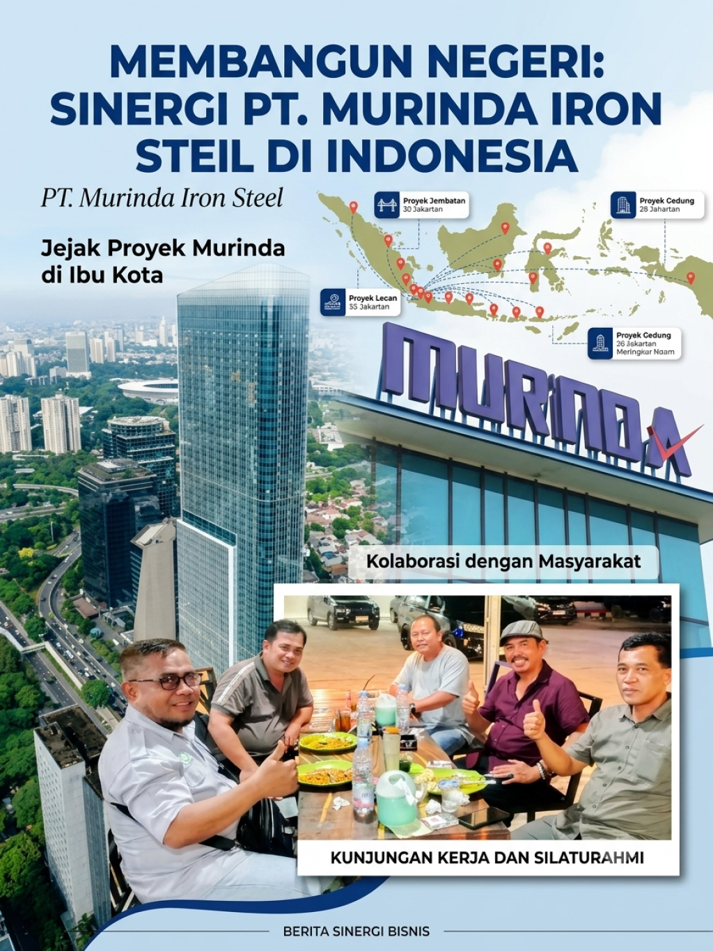 Capai Usia Setengah Abad,PT.Murinda Iron Steel Berkomitmen pada Kualitas dan Inovasi Di Pembagunan kawasan Industri Kek Seimangkei