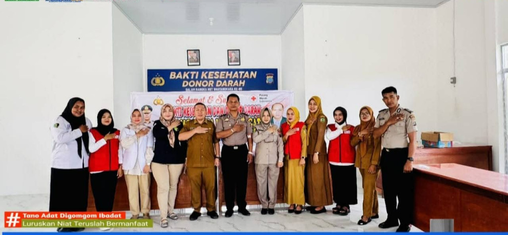 Dalam Rangka Hari Bhayangkara Ke-80, Polres Palas Gelar Donor Darah dan Cek Kesehatan Gratis