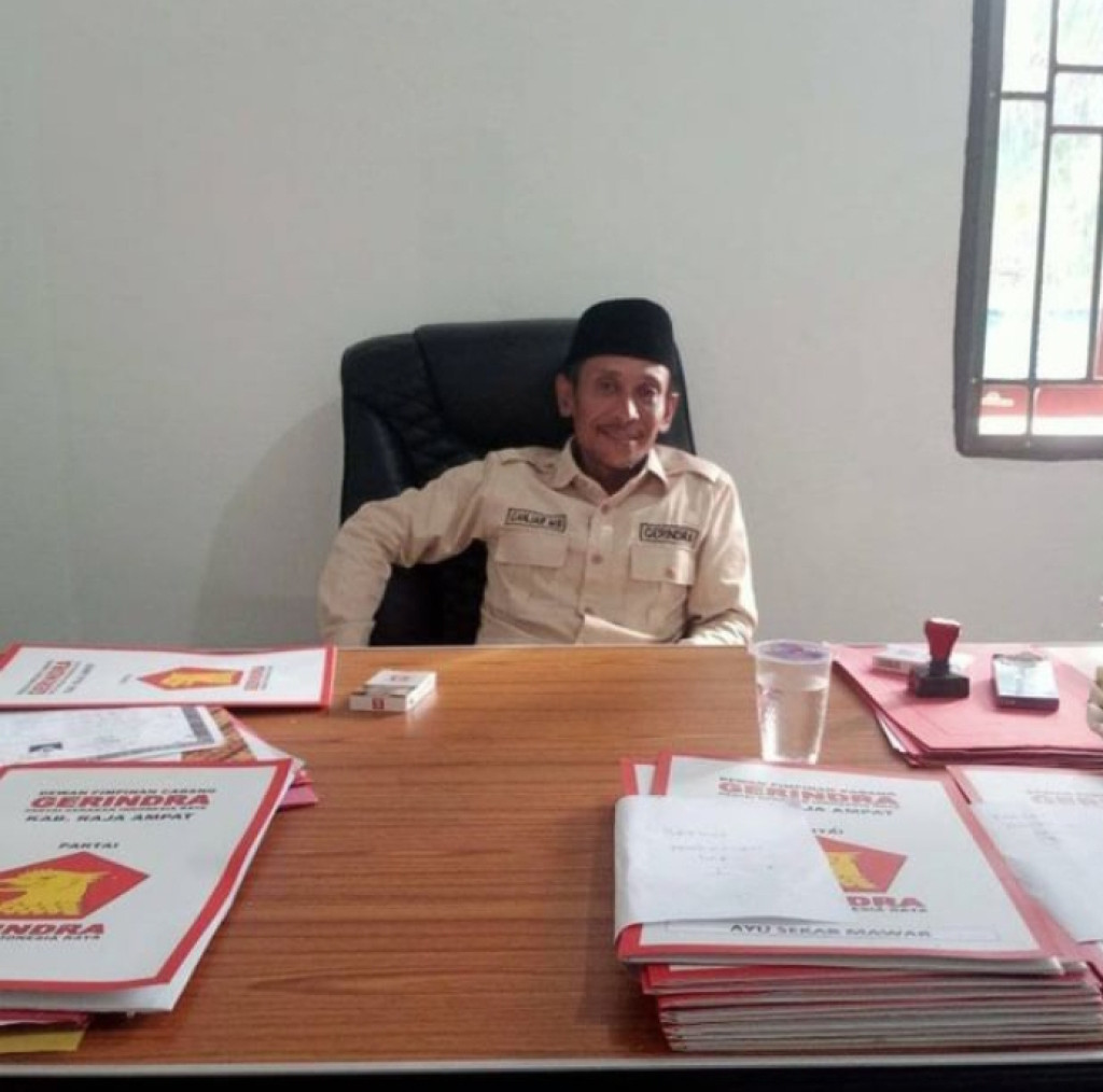DPC Partai Gerindra Raja Ampat Dukung Pergantian Pimpinan BGN, Harapkan Program Berjalan Optimal