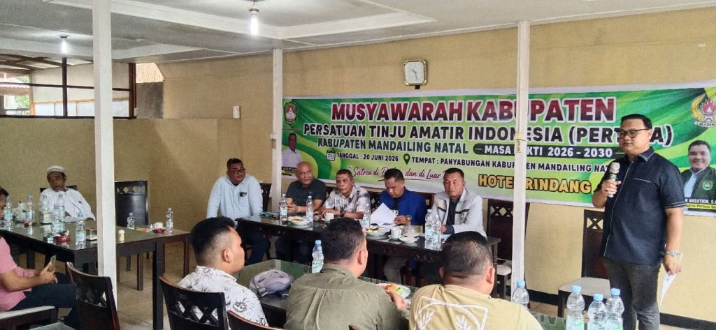 Dr.Faisal Situmorang Resmi Ketua Pertina Madina Periode 2025-2030