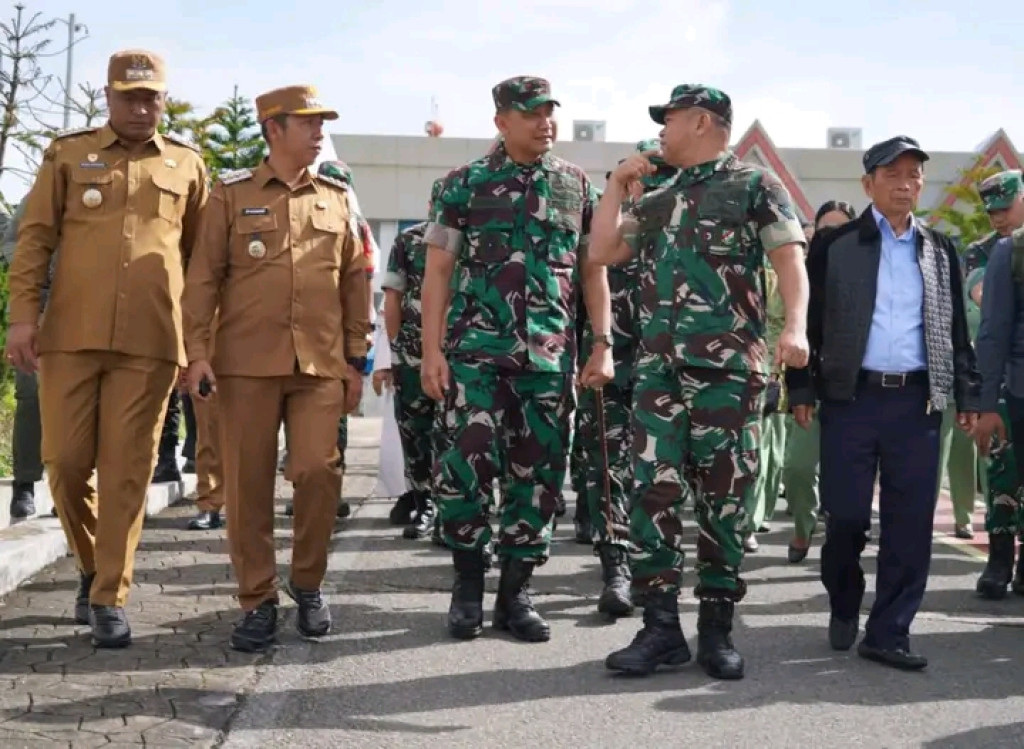Forkopimda Taput Sambut Kedatangan Kasad Jendral TNI Maruli Simanjuntak