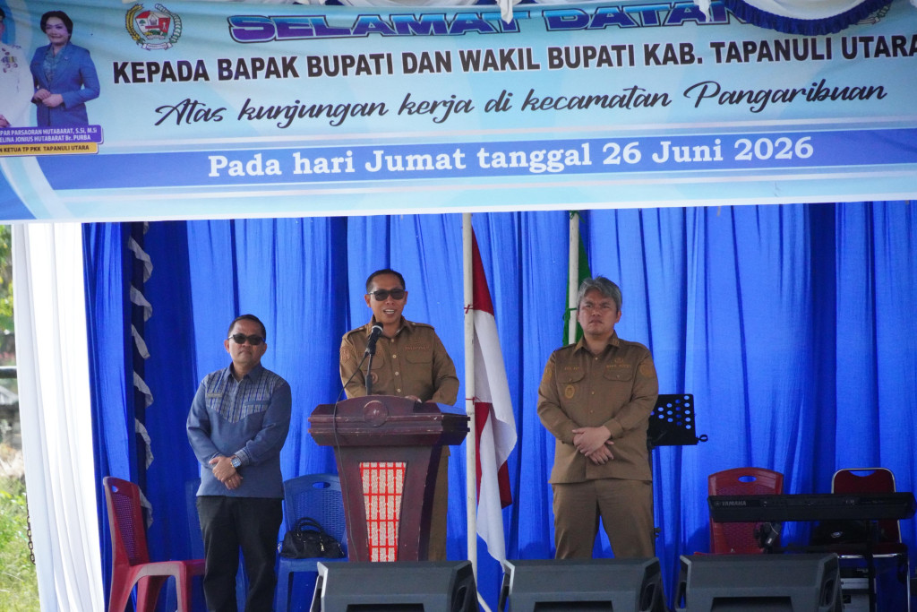 Gebrakan Nyata Pemkab Taput, Kunker di Pangaribuan, JTP Hutabarat Salurkan Bantuan Masif dan Pastikan Perbaikan Infrastruktur