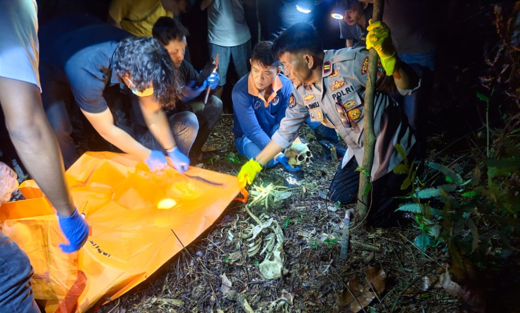 Geger! Kerangka Manusia Ditemukan di Semak Belukar di Desa Ononamolo Talafu, Nias