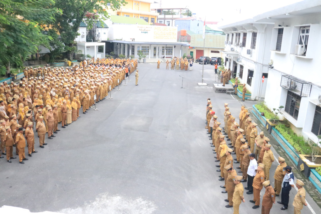 Jadi Pembina Apel Gabungan, Wali Kota Binjai Soroti Perlindungan Perempuan dan Anak serta Persiapan Sensus Ekonomi 2026