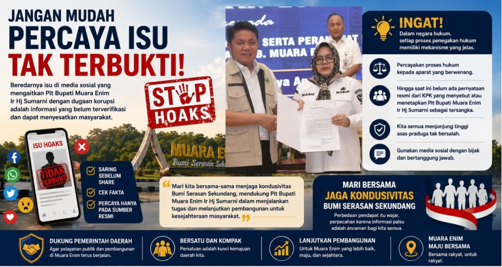 Jangan Biarkan Isu Tak Terverifikasi Merusak Kepercayaan Publik