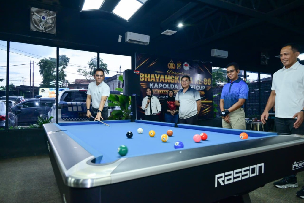 Kapolda Jambi Cup Billiard Tournament 2026 Resmi Dibuka, Perkuat Sinergitas TNI-Polri dan Sportivitas