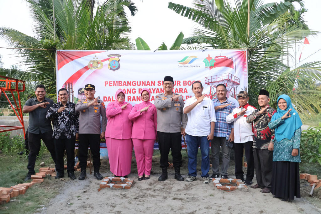 Kapolres Langkat Pimpin Peletakan Batu Pertama Sumur Bor untuk Warga Tanjung Putus