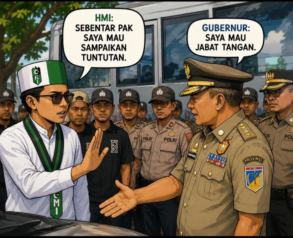KB HMI Sulteng Desak Anwar Hafid dan Bupati Amran Minta Maaf Usai Insiden Jabat Tangan Paksa