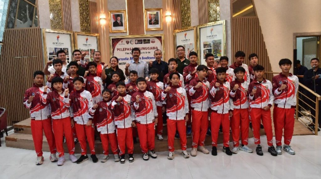 Kemenpora Lepas Tim Garuda Muda Indonesia U-12 dan U-14 Berlaga di AFC Vietnam Hanoi International 2026