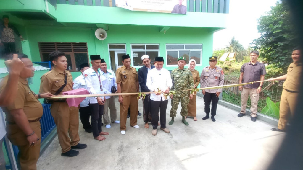 Madrasah Baru Ponpes Miftahus Sa'adah Dibangun dengan Dana Pribadi, Diresmikan Bupati Sumedang